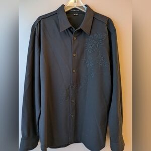 Theory Wool Blend Button Down Shirt XXL